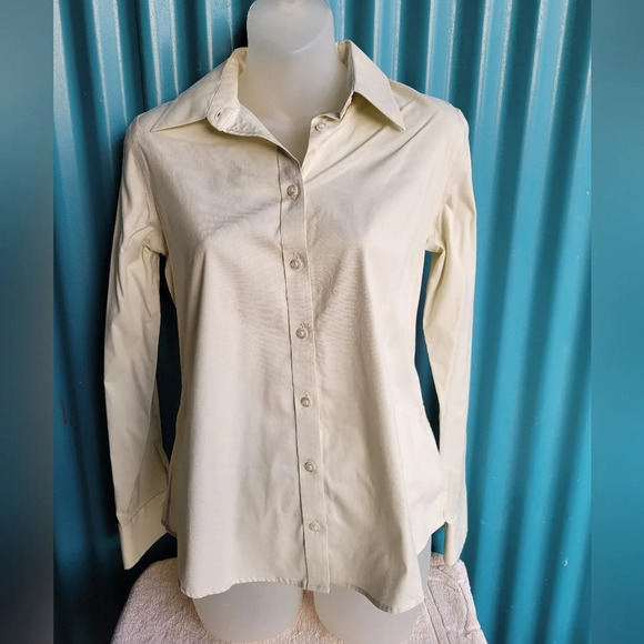 Hudson Room Classic Light Tan Dress Shirt Size 4 - Picture 9 of 11